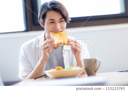 Men who eat bread Men who eat bread 115223765