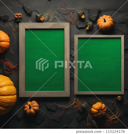 Halloween background with phone with copy space Halloween background with phone with copy space 115224176