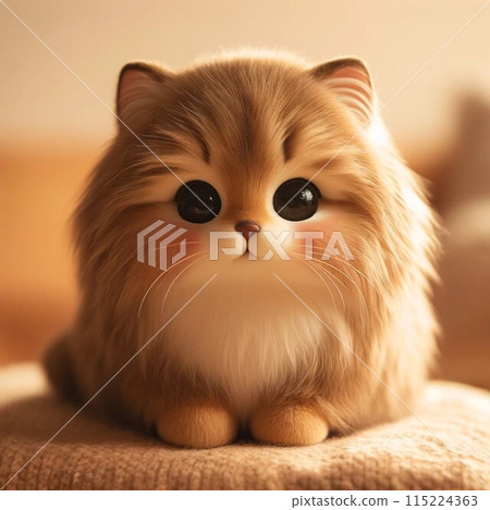 一隻盯著小貓 一隻盯著小貓 115224363