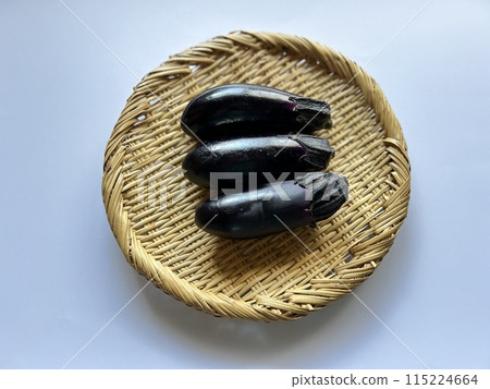 Harvested eggplant 115224664