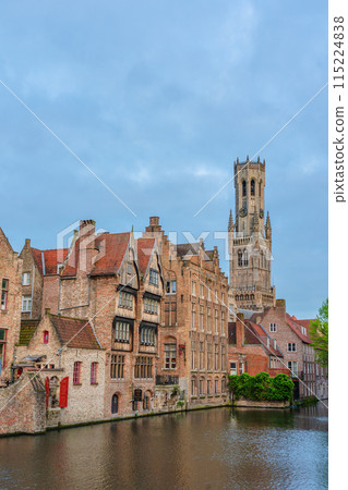 Belgium, Bruges, Dijver Canal 115224838