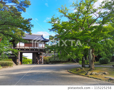 秋田縣秋田市泉州公園久保田城正門附近 秋田縣秋田市泉州公園久保田城正門附近 115225258