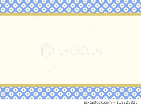 Background: Pique frame, blue 115225823
