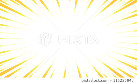 Yellow gradient concentrated lines Yellow gradient concentrated lines 115225943