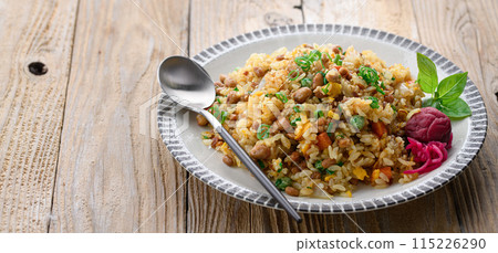納豆炒飯（可以享受納豆香氣的炒飯） 115226290