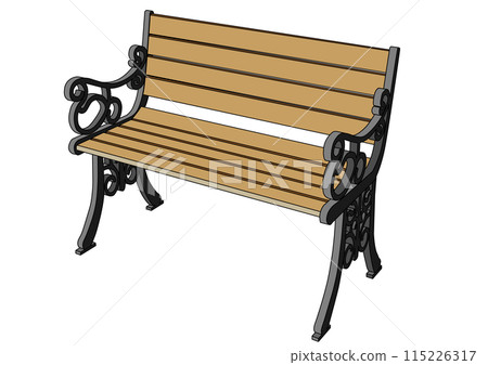 Western-style bench 115226317