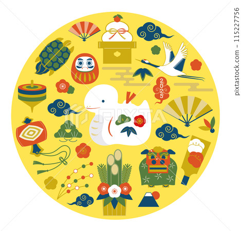 2025年蛇年新年素材 115227756