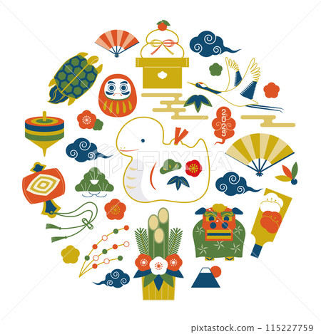 2025年蛇年新年素材 115227759