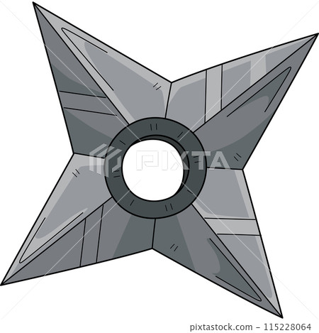 Ninja Shuriken Cartoon Colored Clipart Ninja Shuriken Cartoon Colored Clipart 115228064