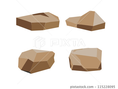 stone rock object isolated background nature texture. stone rock object isolated background nature texture. 115228095