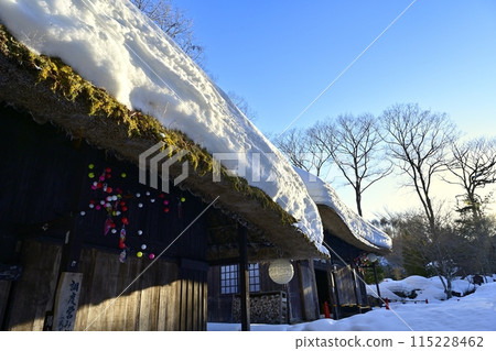 冬季溫泉 西川溫泉平家之裡的古民居 冬季溫泉 西川溫泉平家之裡的古民居 115228462