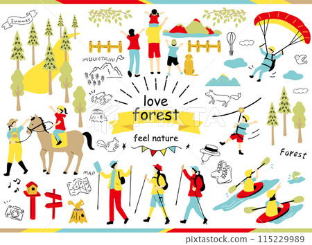 森林活動材料收集 115229989