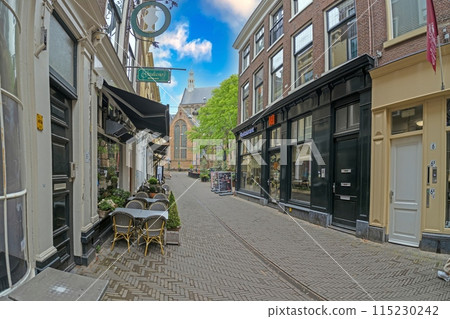 Picture of the inner city area of The Hague in Holland without people 115230242
