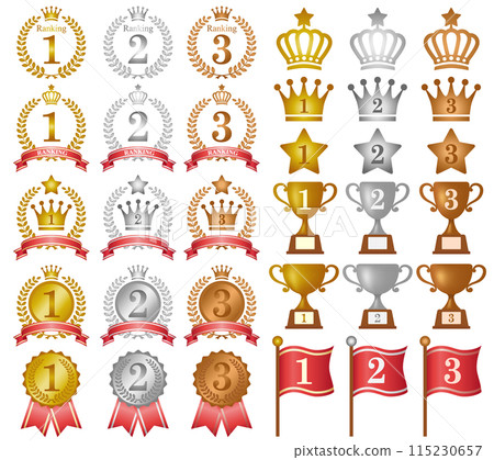 A set of ranking materials 115230657