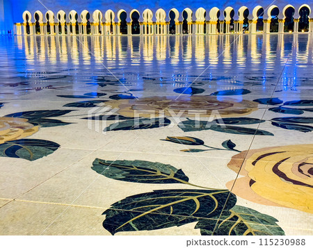 Sheikh Zayed Grand Mosque Abu UAE. Sheikh Zayed Grand Mosque Abu UAE. 115230988