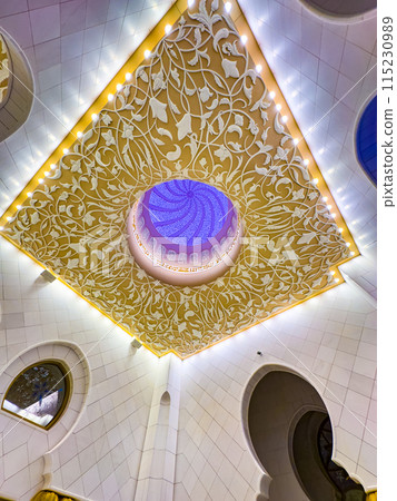 Sheikh Zayed Grand Mosque Abu UAE. Sheikh Zayed Grand Mosque Abu UAE. 115230989