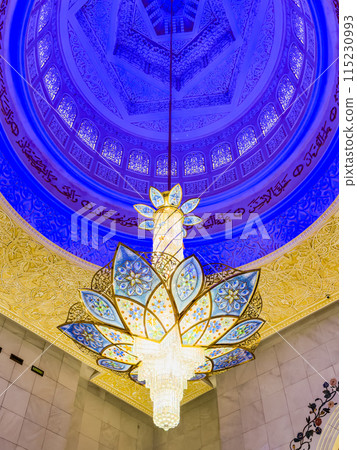 Sheikh Zayed Grand Mosque Abu UAE. 115230993