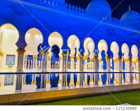 Sheikh Zayed Grand Mosque Abu UAE. Sheikh Zayed Grand Mosque Abu UAE. 115230999