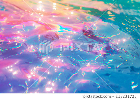 波光粼粼的泳池水面背景影像 115231723