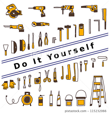 DIY tools Yellow 115232066