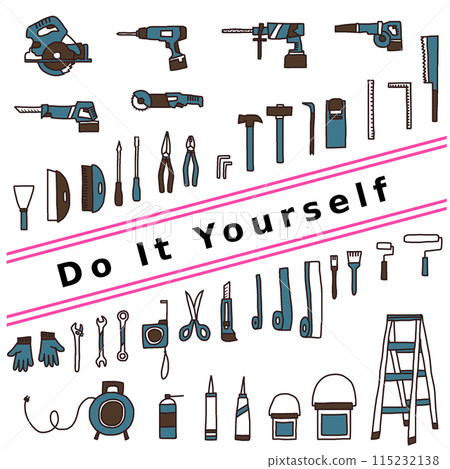 DIY tools Turquoise 115232138