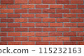 Vintage brick wall background 115232163