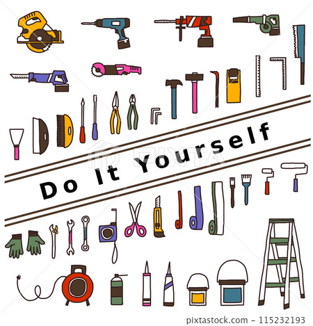 DIY tools colorful 115232193