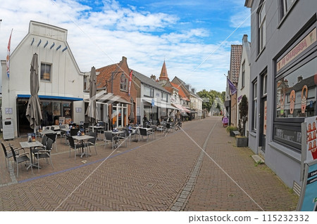 Image from the city center of the small Dutch town of Ouddorp near Rotterdam Image from the city center of the small Dutch town of Ouddorp near Rotterdam 115232332