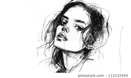 一個女人的粗略素描 一個女人的粗略素描 115232404