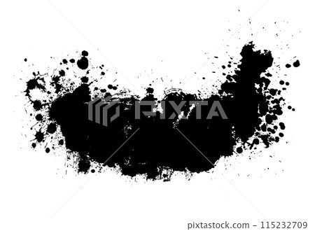 Abstract black blot object. hand drawing. Not AI, Vector illustration Abstract black blot object. hand drawing. Not AI, Vector illustration 115232709