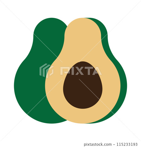 avocado icon symbol 115233193