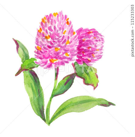 Azurite painted in watercolor 24605pix7 115233303