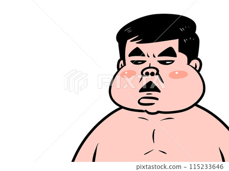 一個長著醜臉的老人的插圖 115233646