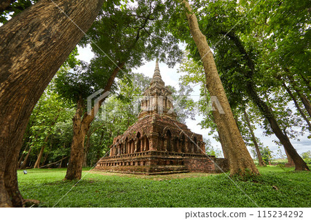 Wat Pa Sak is a Buddhist temple in thailand Wat Pa Sak is a Buddhist temple in thailand 115234292