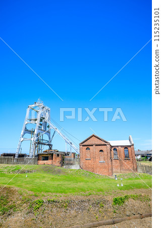 福岡縣大牟田市初夏的三池煤礦宮原坑 115235101