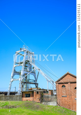 Miyahara Pit of Miike Coal Mine in early summer, Omuta City, Fukuoka Prefecture 115235111