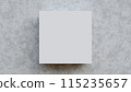 Concrete Background. Box placed on concrete for a minimalist background. 115235657