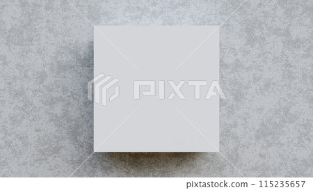 Concrete Background. Box placed on concrete for a minimalist background. Concrete Background. Box placed on concrete for a minimalist background. 115235657