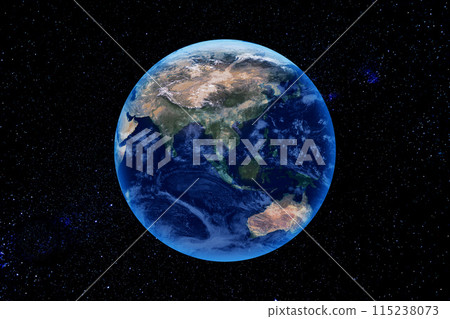 Realistic Earth illustration 115238073