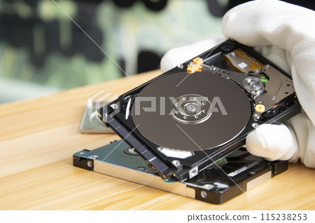 2.5-inch hard disk drive is the part that is used to store data or is called a hard disk as well. 115238253