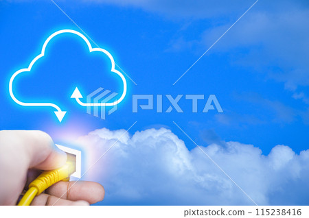 Concept Cloud system, secure online system Cost saving, easy to use and fast Concept Cloud system, secure online system Cost saving, easy to use and fast 115238416