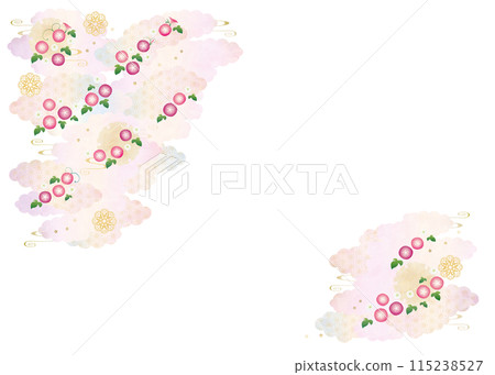背景素材-日式牽牛花2022-21 tech 115238527