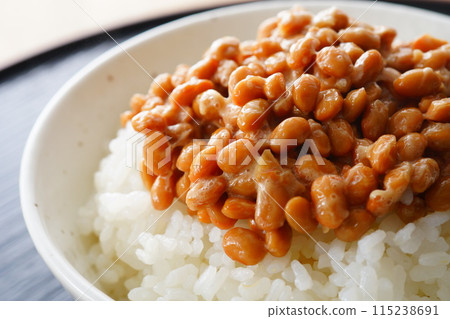 Natto rice 115238691