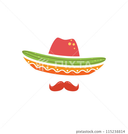 Sombrero hat icon 115238814