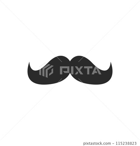 Mustache icon Mustache icon 115238823