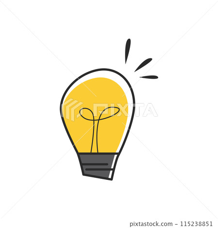 Bulb technology illustration 115238851