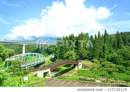 信濃鐵道北信濃線從古間站到妙高高原站的車窗景觀(2022年夏季) 信濃鐵道北信濃線從古間站到妙高高原站的車窗景觀(2022年夏季) 115239124