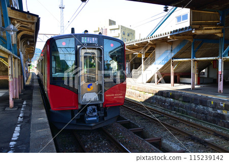 Scenery from the train window on the Shinano Railway Kita-Shinano Line from Furuma Station to Myoko-Kogen Station (Summer 2022) 115239142