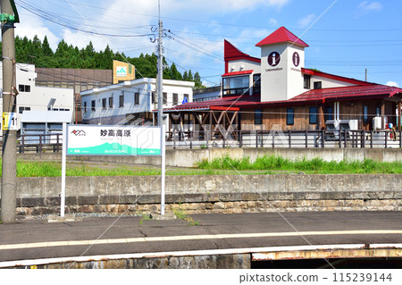 信濃鐵道北信濃線從古間站到妙高高原站的車窗景觀(2022年夏季) 信濃鐵道北信濃線從古間站到妙高高原站的車窗景觀(2022年夏季) 115239144