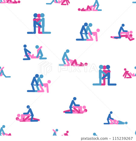Kama Sutra, seamless pattern, design, poster, fabric. Kamasutra, sketchy poses for making love. Set. Kama Sutra, seamless pattern, design, poster, fabric. Kamasutra, sketchy poses for making love. Set. 115239267